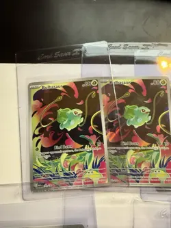 Pokemon Bulbasaur 133/132 9 Card Lot Mint - (Mega Evolution Stamped & No Stamp) - Image 2