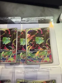 Pokemon Bulbasaur 133/132 9 Card Lot Mint - (Mega Evolution Stamped & No Stamp) - Image 3