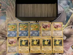 Huge Collection Bulk Lot of 600+ Pokemon Cards Vintage WOTC Fossil/Jungle - Image 1