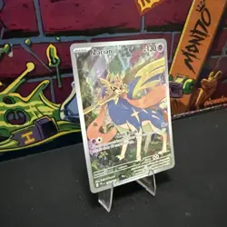 Pokemon TCG Zacian 100/094 Phantasmal Flames Illustration Rare NM Card - Image 2