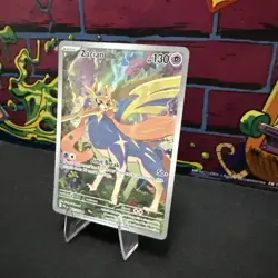 Pokemon TCG Zacian 100/094 Phantasmal Flames Illustration Rare NM Card - Image 3