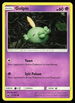 Gulpin 57/168 Common Celestial Storm Yuka Morii Pokemon Card - Image 1