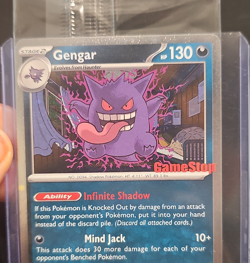 Pokemon TCG Gengar GameStop Exclusive Promo Holo Card 2026 Stage 2 - Image 1
