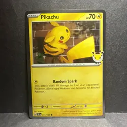 Pikachu 051/162 - Temporal Forces - Pokemon Day 2026 Promo - Pokemon Card - Image 1