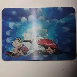 Pokemon Lenticular Card 1998 3-D Viz TEAM ROCKET Promotional PIKA-0025D/DVD - Image 2