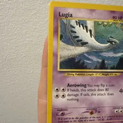 Lugia Unlimited Edition 20/64 Non Holo Rare Pokemon Card 20/64 - Image 3