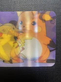 Pokemon Pikachu Raichu 3D Lenticular DVD Promo Card Viz Video Pioneer PIKA-0030D - Image 3