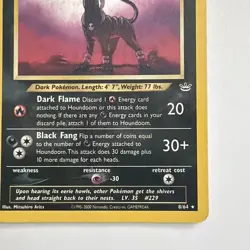 Pokemon Neo Revelation 8/64 Houndoom Holo Pokemon Card - Image 4