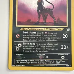 Pokemon Neo Revelation 8/64 Houndoom Holo Pokemon Card - Image 5
