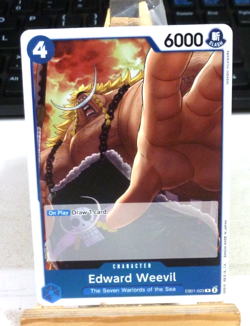 One Piece Card Edward Weevil EB01-023, Rare Holo #34 - Image 1