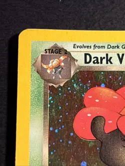 Dark Vileplume 13/82 Pokemon TCG Team Rocket Holo Foil SWIRL Rare Card LP - Image 2