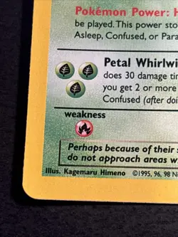 Dark Vileplume 13/82 Pokemon TCG Team Rocket Holo Foil SWIRL Rare Card LP - Image 5