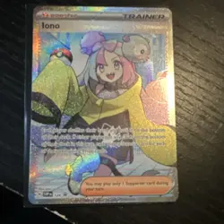 Pokemon Iono Trainer Promo Holo 124 Sv: Scarlet & Violet Promo Cards TCG English - Image 1