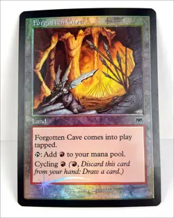MTG Forgotten Cave FOIL Onslaught Land Common MAGIC CARD - Image 1