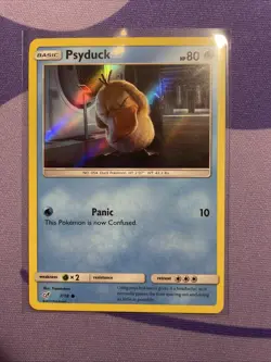 Pokemon Card - Detective Pikachu - Psyduck 7/18 - Holo rare - Image 1