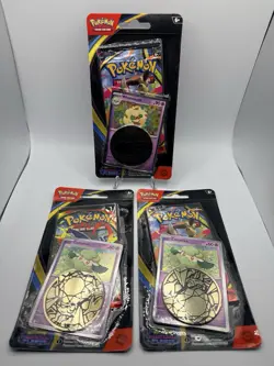 POKEMON TCG Phantasmal Flames Blister Packs With Promo Card & Coin - LOT of 3 - Image 1