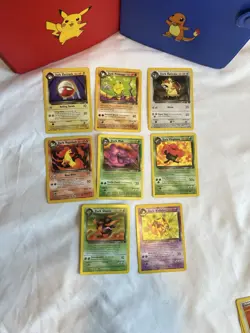 Lot Of Mint Dark 2000s Pokemon Cards Muk, Gloom, Kadabra, Vileplume, Rapidash - Image 1