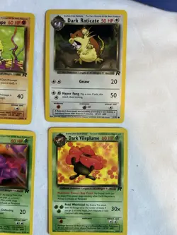 Lot Of Mint Dark 2000s Pokemon Cards Muk, Gloom, Kadabra, Vileplume, Rapidash - Image 3