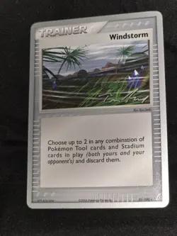 Windstorm Tom ROOS 85/100 Uncommon Pokemon TCG Card World Championships 2007 - Image 1