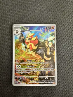 Pokemon TCG Pyroar Card Sv02: Paldea Evolved, Illustration Rare, 200/193 - Image 1