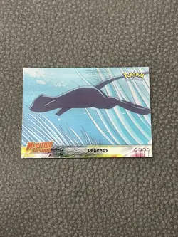 MEWTWO STRIKES BACK # 1 TOPPS MOVIE ANIMATION ED POKEMON LEGENDS CARD FOIL EX+ - Image 3