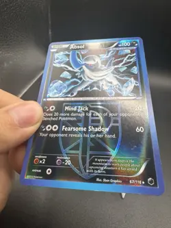 Absol 67/116 Black & White Plasma Freeze Pokemon Card Reverse Holo Rare - LP/MP - Image 3