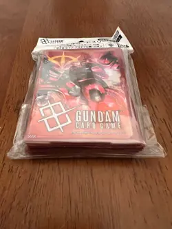 Char's Zaku Zeon Gundam Card Game Official Japanese 70 Sleeves GA1 - Image 3