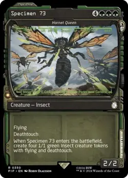 ~ Specimen 73 - Hornet Queen (Showcase) ~ NM Foil ~ UB: Fallout ~ MTG ~ - Image 1