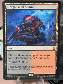 Dragonskull Summit, MTG, TMNT Commander, Magic the Gathering, Ninja Turtles - Image 1