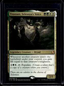 2019 Magic MTG Commander Trostani, Selesnya's Voice Foil #204 - Image 1
