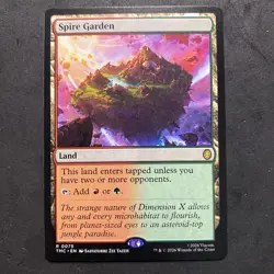 MTG Spire Garden Commander: Teenage Mutant Ninja Turtles Non Foil Land Red Green - Image 1