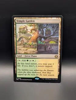 MTG - Temple Garden - Land (Forest/Plains) - ECL #268 - Rare - Image 1
