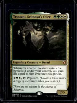 2019 Magic MTG Commander Trostani, Selesnya's Voice #204 - Image 1