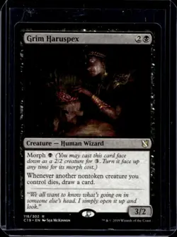 2019 Magic MTG Commander Grim Haruspex #118 - Image 1