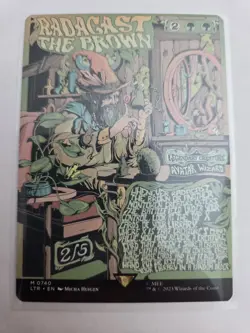 mtg, Radagast the Brown (Borderless Poster) the Lord of the Rings: NM - Image 1