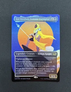 Syr Vondam, Sunstar Exemplar (Borderless) Edge of Eternities Foil - Image 1