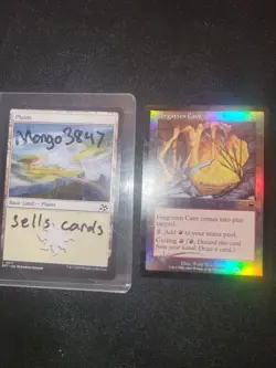 MTG Forgotten Cave FOIL LP Onslaught Land Common - Image 3
