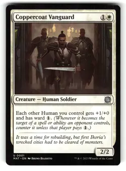 Coppercoat Vanguard 1 March of the Machine: The Aftermath MTG NM - Image 1
