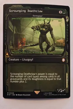 Scrounging Deathclaw - Tarmogoyf (Showcase) Universes Beyond: Fallout Regular - Image 1