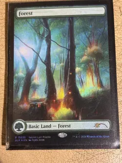 Forest (35) Foil Secret Lair Lotus Land by John Avon from MagicCon Las Vegas - Image 2
