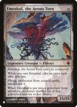 Mint/Near-Mint, English - 1 x MTG Emrakul, the Aeons Torn Mystery Booster/The li - Image 1