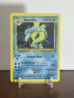 Pokemon Gyarados Holo Rare Card 12/110 Legendary Collection Near Mint Vintage - Image 1