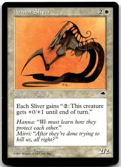 MTG Armor Sliver Tempest TMP #4 uncommon LP BUY 2, GET 1 FREE! - Image 1