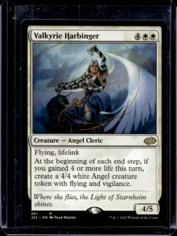 2022 Magic MTG Jumpstart Valkyrie Harbinger #261 - Image 1