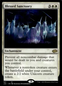 2022 Magic MTG Jumpstart Blessed Sanctuary #157 - Image 1