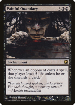 PAINFUL QUANDARY x1 mtg NM Scars of Mirrodin 1 Rare - Image 1