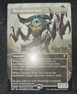 MTG BORDERLESS Though Knot Seer 0039 Special Guest Mythic Rare NM - Image 1