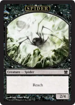Spider Token Light Play, English Magic the Gathering MTG Modern Masters - Image 1