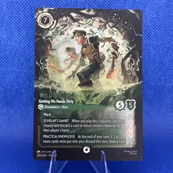 Milo Thatch - Getting His Hands Dirty - 230/204 - Enchanted - Holofoil Lorcana - Image 1