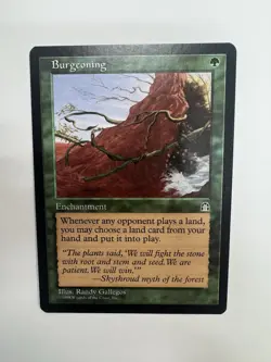 Burgeoning Stronghold MTG NM Magic The Gathering - Image 1